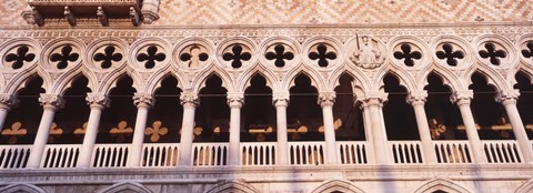 Framed Loggia, Doges Palace, Venice, Italy Print