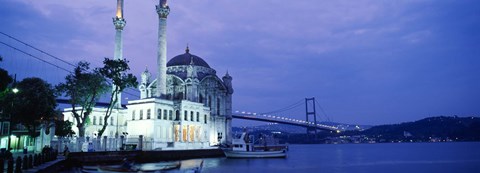 Framed Ortakoy Mosque, Istanbul, Turkey Print