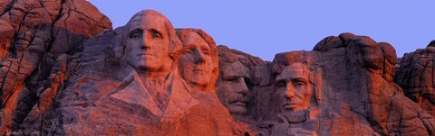 Framed Mount Rushmore, South Dakota Print