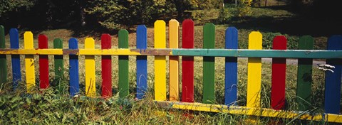 Framed Fence in a park, Germany Print