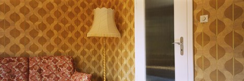 Framed Floor Lamp In A Room, Germany Print