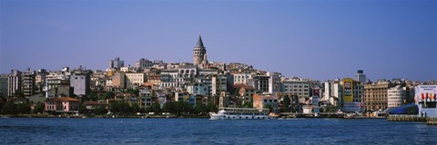 Framed Istanbul skyline, Turkey Print