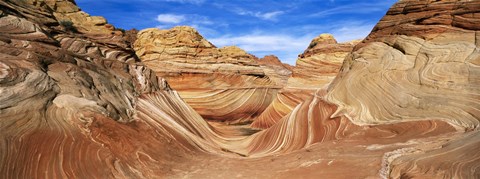 Framed Canyon on a landscape, Vermillion Cliffs, Arizona, USA Print