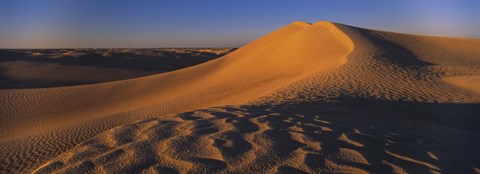 Framed Sand dunes in a desert, Douz, Tunisia Print