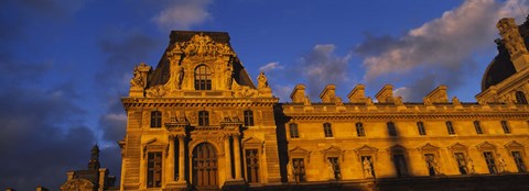 Framed Low angle view of a palace, Palais Du Louvre, Paris, France Print