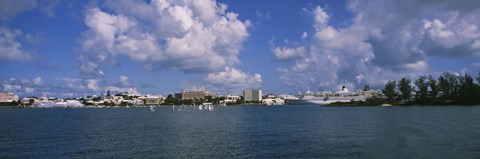 Framed Hamilton harbor, Bermuda Print