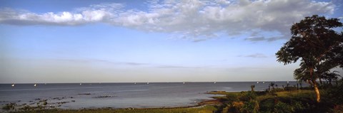 Framed Clouds over a lake, Lake Victoria, Kenya Print