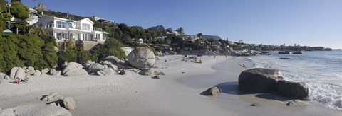 Framed Buildings at the waterfront, Clifton Beach, Cape Town, Western Cape Province, South Africa Print