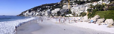 Framed Clifton Beach, Cape Town, Western Cape Province, South Africa Print