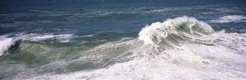 Framed High angle view of waves in the sea, Australia Print