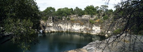 Framed Lake Otjikoto, Namibia Print