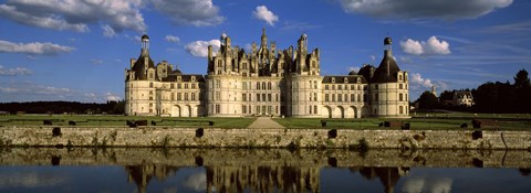 Framed Facade of a castle, Chateau De Chambord, Loire Valley, Chambord, Loire-Et-Cher, France Print