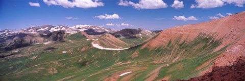 Framed Mountain range, Crested Butte, Gunnison County, Colorado Print