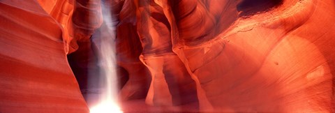 Framed Rock formations in Antelope Canyon, Arizona Print