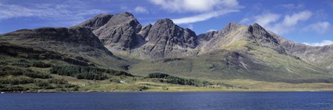 Framed Hills, Cuillins, Loch Slapin, Isle Of Skye, Scotland Print