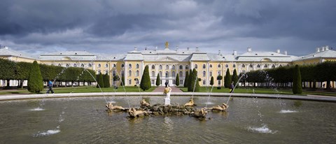 Framed Peterhof Grand Palace, St. Petersburg, Russia Print