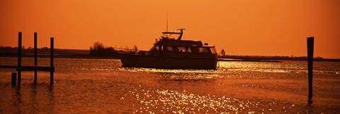 Framed Small yachts in the Atlantic ocean, Intracoastal Waterway, Charleston, Charleston County, South Carolina, USA Print