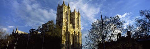 Framed Low angle view of an abbey, Westminster Abbey, City of Westminster, London, England Print
