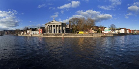 Framed St Mary&#39;s Church beside the River Lee, Cork City, Ireland Print