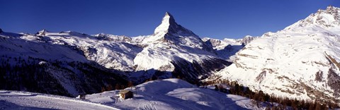 Framed Matterhorn, Zermatt, Switzerland (horizontal) Print