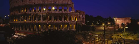 Framed Italy, Rome, Colosseum Print
