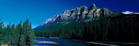 Framed Castle Mountain, Banff National Park, Alberta, Canada Print