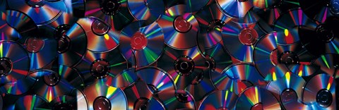 Framed Compact Discs Print