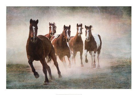 Framed Blaze of Glory Print