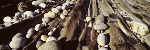 Framed Stones Close-Up, Pemaquid, Massachusetts Print