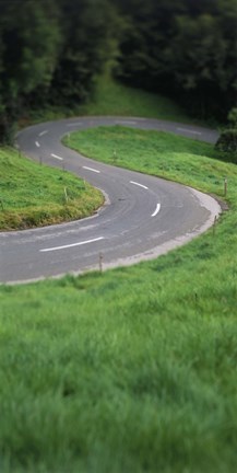 Framed Switzerland, road Print