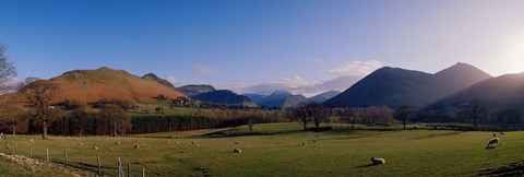 Framed Valley Northern Lake District Cumbria Newlands England Print