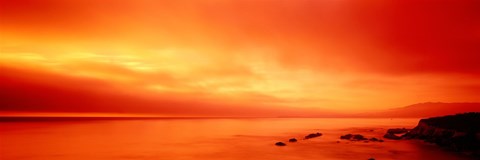 Framed Pacific Coast CA Print