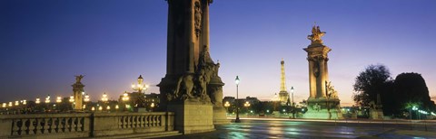 Framed France, Paris, Pont Alexandre III Print