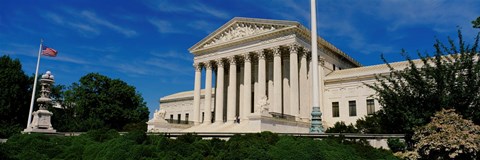 Framed US Supreme Court Building, Washington DC, District Of Columbia, USA Print