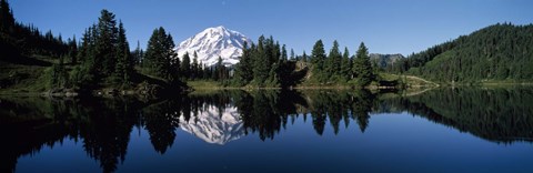 Framed Eunice Lake Mt Rainier National Park WA USA Print