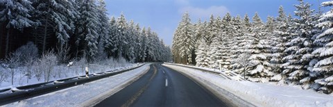 Framed Road, Hochwald, Germany Print
