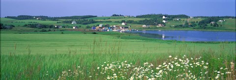 Framed French River, Prince Edward Island, Canada Print