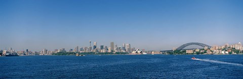 Framed Sydney Skyline, Australia Print