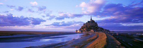 Framed Mont St Michel France Print