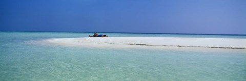 Framed Indian Ocean Maldives Print