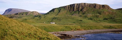 Framed Trotternish Peninsula, Isle Of Skye, Scotland, United Kingdom Print