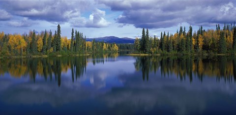Framed Dragon Lake Yukon Canada Print