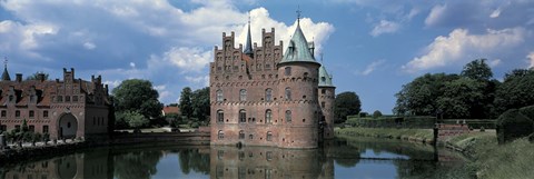 Framed Egeskov Castle Odense Denmark Print