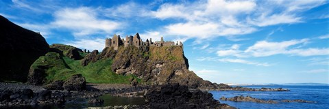 Framed Dunluce Castle, Antrim, Ireland Print