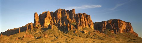 Framed Superstition Mountains, Arizona, USA Print