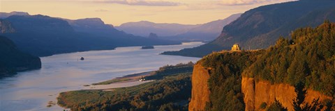 Framed Columbia River OR Print