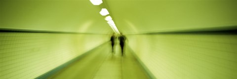 Framed Pedestrian Tunnel, Blurred Motion Print