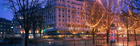 Framed Evening, Paris, France Print