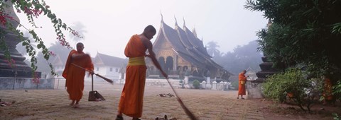 Framed Vat Xieng Thong, Luang Prabang, Laos Print