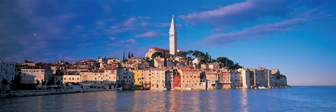 Framed City on the waterfront, Rovinj, Croatia Print